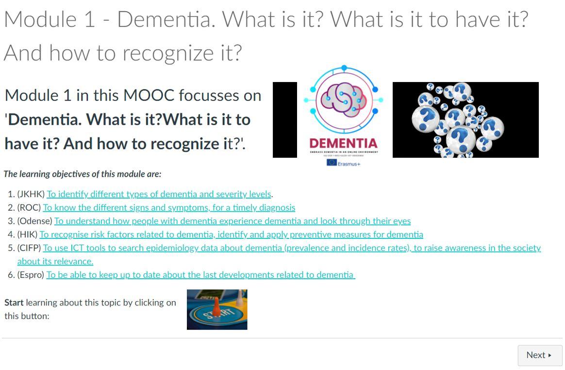 Dementia Module 1